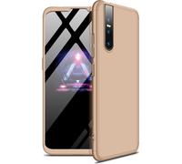 Pour VIVO V15pro Ultra Slim PC couverture arrière antidérapant 360 degrés de protection complète cas or