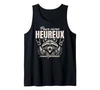 pour Vivre Heureux vivons perchés Humour Raton Laveur Rock Débardeur