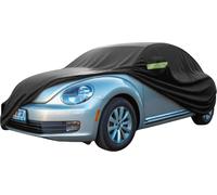 pour Volkswagen Beetle Sedan 2 portes 1960-1980 Voiture Housse avec Fermeture šŠclair Noir