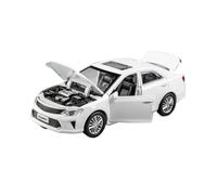 pour Volkswagen CC Alliage Métal Moulé sous Pression Modèle Son Et Lumière Tirer Jouet Cadeau Modèle À L'échelle 1 32(White)
