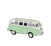 pour Volkswagen T1 Bus Van Samba Travel Bus 1:24 Alliage Moulé sous Pression Modèle De Voiture De Luxe Simulation Décoration De La Maison Cadeaux(Green)
