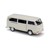pour Volkswagen T1/T2 Véhicules Échelle 1 24 Modèle De Voiture Alliage De Voiture Simulation Voiture Jouet Éducatif Réplique de Véhicule(White)
