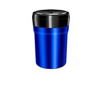 Pour Volkswagen VW Golf Polo 5 6 7 8 GTE GTI GTD Clubsport Voiture, Cendrier de Voiture Détachable Cendrier Compact Sans Fumée, Avec Poubelle de Voiture à Lumière LED,C Blue-2