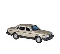 pour Volvo 240 GL 1:36 Modèle en Alliage Moulé sous Pression Simulation Sonore Et Lumineuse Collection Commémorative