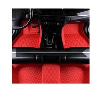 pour Volvo EX30 2023 2024 2025 Tapis De Sol De Voiture en Cuir Tapis Tapis Tapis Ensemble Complet Coussinets De Pied Tapis De Pied Imperméables(Racing Red,LHD)