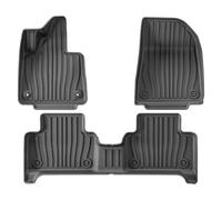 pour Volvo EX30 2024-2025 Tapis De Sol De Voiture Doublure De Coffre Tapis De Sol 3D en TPE Imperméable Et Inodore Noir WEFOLCC