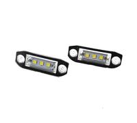 Pour Volvo Pour S80 Pour XC90 Pour S40 Pour V60 Pour XC60 Lampe Numéro Blanche Clignotante Voiture Canbus LED Éclairage Plaque D'immatriculation Lampe Lumière Plaque D'immatriculation(Pair)