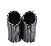 Pour Volvo S60 V40 V60 XC60 2011 2012 2013 Cache D'embout De Tuyau De Silencieux D'échappement Queue tuyau d'échappement voiture(Carbone)