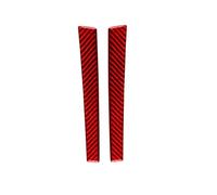 Pour Volvo S60 V60 2010-2017 Autocollant Décoratif Pour Porte-gobelet Et Main Courante HLWXMDZ(Red Carbon Fiber)