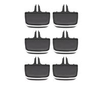 Pour Volvo XC90 V90 S90 2016-2024 Grille Ventilation Bouton Coulissant Clip À Languette 32277966 Kit Réparation Climatiseur Avant Arrière Grille D'aération(6 PCS)
