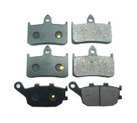 Pour VTR1000F Superhawk 1998-2005 Fire Storm 2001-2003 CB1000 1994-1996 Plaquettes De Frein Avant Et Arrière, Pièce Freinage, Accessoires Moto(Devant et derrière)