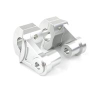 pour Vulcan 1500 VN 1500 1999 2000 2001 2002-2008 pour Vulcan1600 VN 1600 2003-2008 Rehausseurs De Guidon De Moto 25.4 Mm Rehausse Pontet Guidon Moto CNC(Silver)