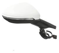 pour VW Golf 7 MK7 2014-2016 5GG857507 Rétroviseur Électrique Rabattable Rétroviseurs Complets(White-Right(Driver Side))