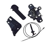 pour VW Jetta MK4 Bora 1999-2005 1J5823593 1J1823633 1J0823509C 1J1823533C Verrou de Capot Tige de déverrouillage Poignée de déverrouillage de Capot (Kit)