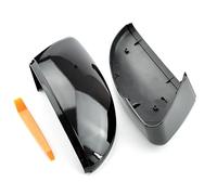 pour VW Passat B7 CC Scirocco MK3 pour Jetta MK6 EOS Beetle R Noir Côté Aile Rétroviseur Garniture Caps Case