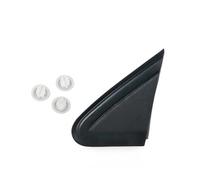 Pour VW, Polo, pour 9N3 MK4 2006-2010, rétroviseur latéral de rétroviseur d'angle triangulaire moulure couvercle panneau couvercle 6Q0853273A 6Q0853274A rétroviseur aile couvercle triangulaire (côté