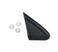 Pour VW, Polo, pour 9N3 MK4 2006-2010, rétroviseur latéral de rétroviseur d'angle triangulaire moulure couvercle panneau couvercle 6Q0853273A 6Q0853274A rétroviseur aile couvercle triangulaire (côté