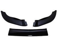 Pour VW Pour 6 Pour MK6 Pour R Pour R20 2008-2013 Canard Tuning Voiture Parechocs Avant Lèvre Spoiler Séparateur Diffuseur Arrière Diffuseur(Front Lip Black)