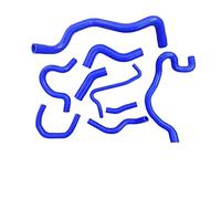 Pour VW Pour Bora/pour Golf 1.8T MK4 1998 1999 2000 2001 2002 2003 2004 Radiateur Eau Silicone Liquide Refroidissement Chauffage By Pass Tuyau Kit Tuyau D'admission(Rouge)