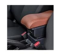 Pour VW Pour Bora Pour Golf 4 Boîte D'accoudoir De Voiture Boîte De Rangement Centrale De Pièces Intérieures Avec Accessoires USB BLNETU(B6 brown 3USB)