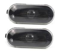 Pour VW Pour Bora Pour Golf 4 MK4 1998-2005 Boîtier De Feu De Position Latéral Cache-lentille phare voiture(Noir)