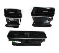 Pour VW Pour CC 2009 2010 2011 2012 2013 2014 Grille Ventilation Centrale Arrière Pour Tableau Bord Avant Gauche Droit D'aération Intérieure De Voiture(Piano Black)