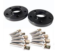 Pour VW Pour Glof Pour GTI Entretoise Roue Entretoise Roue | Entretoises Roue 15MM 5x112 57.1 6061-T6, Forme Boule 45mm 14X1.5 Entretoises Roues(15mm black bolts)
