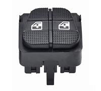 Pour VW Pour Golf 1992-1998 Interrupteur De Lève-vitre Interrupteur De Commande Côté Conducteur Accessoires De Voiture Rétro-éclairage Vert(12 Pins)