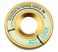 Pour VW Pour Golf 4 5 6 7 Pour MK7 Pour Jetta Pour MK6 MK5 Autocollant Décoratif Contacteur Allumage Lumineux Moulures Intérieures Intérieurs Voiture(A)