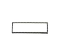 Pour VW Pour Golf 4 Pour Jetta Pour Bora MK4 R32 GTI 1999-2004 Cadre Panneau Commande Central En Fibre Carbone Pour Autoradio CD Climatiseur Décoration Intérieure Voiture(A)