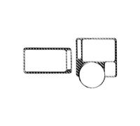 Pour VW Pour Golf 4 Pour Jetta Pour Bora MK4 R32 GTI 1999-2004 Panneau Tableau Bord Central Climatisation Sortie Latérale Revêtement Décoration Intérieure(Carbon Fiber RHD)