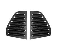 Pour VW Pour Golf 5 Pour MK5 2003-2010 ABS Plastique Voiture Arrière Triangle Stores Persiennes Couverture Protecteur Autocollants Aileron Latéral Fenêtre Arrière(Carbon Look)