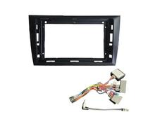 pour VW pour Golf 6 2008-2012 Cadre Autoradio Android 9 Pouces avec Façade Et Cache Tableau De Bord POMPOMPUR(Frame Cable canabus)