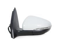 Pour VW Pour Golf 6 A6 MK6 2009 2010 2011 2012 2013 Rétroviseur De Voiture Gauche Droite Assemblage Miroir Avec Lampe Aignal Chauffante IENQBVL(Only Left White)