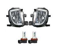 Pour VW Pour Golf 6 A6 MK6 Cabriolet GTI GTD Pour Jetta GLI 2012 2013 2014-2016 5K0941699E 5K0941700E Feu Antibrouillard Gauche Droit Pour Pare-chocs Ensemble Feux Antibrouillard(With M10 White)