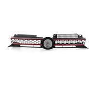 Pour VW Pour Golf 6 MK6 GTI Style 2009-2013 Grille Supérieure Centrale De Pare-chocs Avant Calandres Avant Radiateur Auto(GTI Red Line)