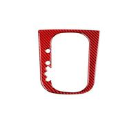 Pour VW Pour Golf 6 Pour GTI R Pour MK6 2008-2012 Panneau Changement Vitesse Intérieur Fibre Carbone Cadre Protection Autocollant Garniture Console Centrale(Style B(LHD))