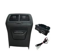 Pour VW Pour Golf 7 .5 Pour MK7 Pour Pour GTI Pour GTD Pour Line 13-20 Garniture Grille Ventilation Sortie D'air D'accoudoir Siège Arrière AC Couvercle Grille Ventilation(TypeC with USB)
