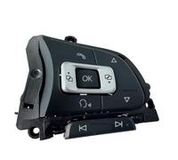 Pour VW pour Golf 7 Boutons Multifonctions Volant | Lunette de couvercle de bouton de commutation de volant multifonction 1x/2x(Right-1PC)