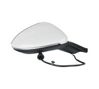 Pour VW Pour Golf 7 MK7 2014-2016 Chauffage Électrique Réglage Pliant Avec Rétroviseur Léger Assemblage 5GG857507A Rétroviseur Latéral Assy(9-wire White right)