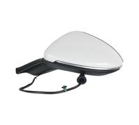 Pour VW Pour Golf 7 MK7 2014-2016 Chauffage Électrique Réglage Pliant Avec Rétroviseur Léger Assemblage 5GG857507A Rétroviseur Latéral Assy(9-wire White left)