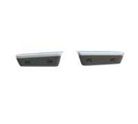 Pour VW pour Golf 8 Boutons Multifonctions Volant | Couvercle de bouton direction multifonctionnel X1/X2/X7, capuchon bouton Volume clé(1 Pair Chrome)
