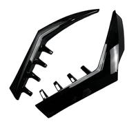 pour VW pour Golf 8 MK8 GTI GTD TSI TDI 2020-2023 Kits Carrosserie Noir Brillant Vitres Arrière Voiture Becquet Latéral Diffuseur D'aile Garniture Arrière Spoiler Becquet(Gloss Black)