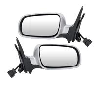 Pour VW Pour Golf MK4 1997-2007 Gris Argent Chauffé Manuel Pliant Auto Rétroviseur Latéral Assemblée Rétroviseur Extérieur