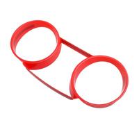 pour VW pour Golf MK7 7.5ABS Rouge Voiture Console Tableau de Bord Instrument Compteur Cadre Couverture Garniture Couverture intérieure de Voiture
