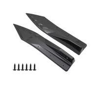 pour VW pour Golf Mk8 MK7 MK7.5 MK6 MK5 GTI GTD GTE R R-L Lèvre De Pare-Chocs Arrière Diffuseur d'angle Becquet Canard BLNETU(Fibre de Carbone)