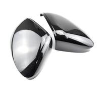 Pour VW Pour Golf MK8 VIII 8 2020 2021 2022 Coque De Rétroviseur Aspect Carbone Noir Brillant Coques De Rétroviseurs Latéraux FIXCOR(No Side Assist-2)