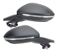 Pour VW Pour Golf Pour MK7 2012-2020 Version Européenne 9 Broches Rétroviseur Électrique Pliant Chauffé Rétroviseur Extérieur Complet(1 pair L and R)