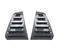Pour VW Pour Golf Pour MK7 Pour MK7.5 2013-2019 Couvercle Volet Fenêtre Arrière Garniture Ventilation Latérale Couverture Décoration Becquet Latéral(Carbon Fiber Look)