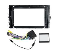 pour VW pour Golf pour Tiguan pour Passat pour Atlas pour Polo Kit Montage Cadre D'autoradio avec Adaptateur Panneau D'installation Cache Façade Canbus YTdhfDGJ